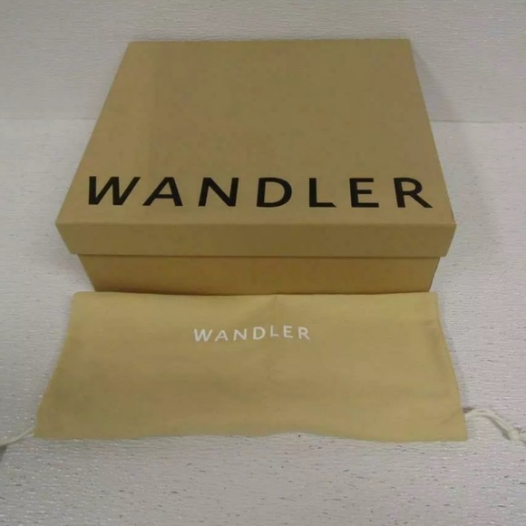 Wandler | Casta Block Heel Mules Sepia Tan Size 6.5 NEW - Picture 4 of 14